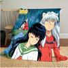 Inuyasha Plush Blanket Soft Comfortable All Seasons blanket Sofa Office Naps blanket Outdoor Travel throw Perfect Gift