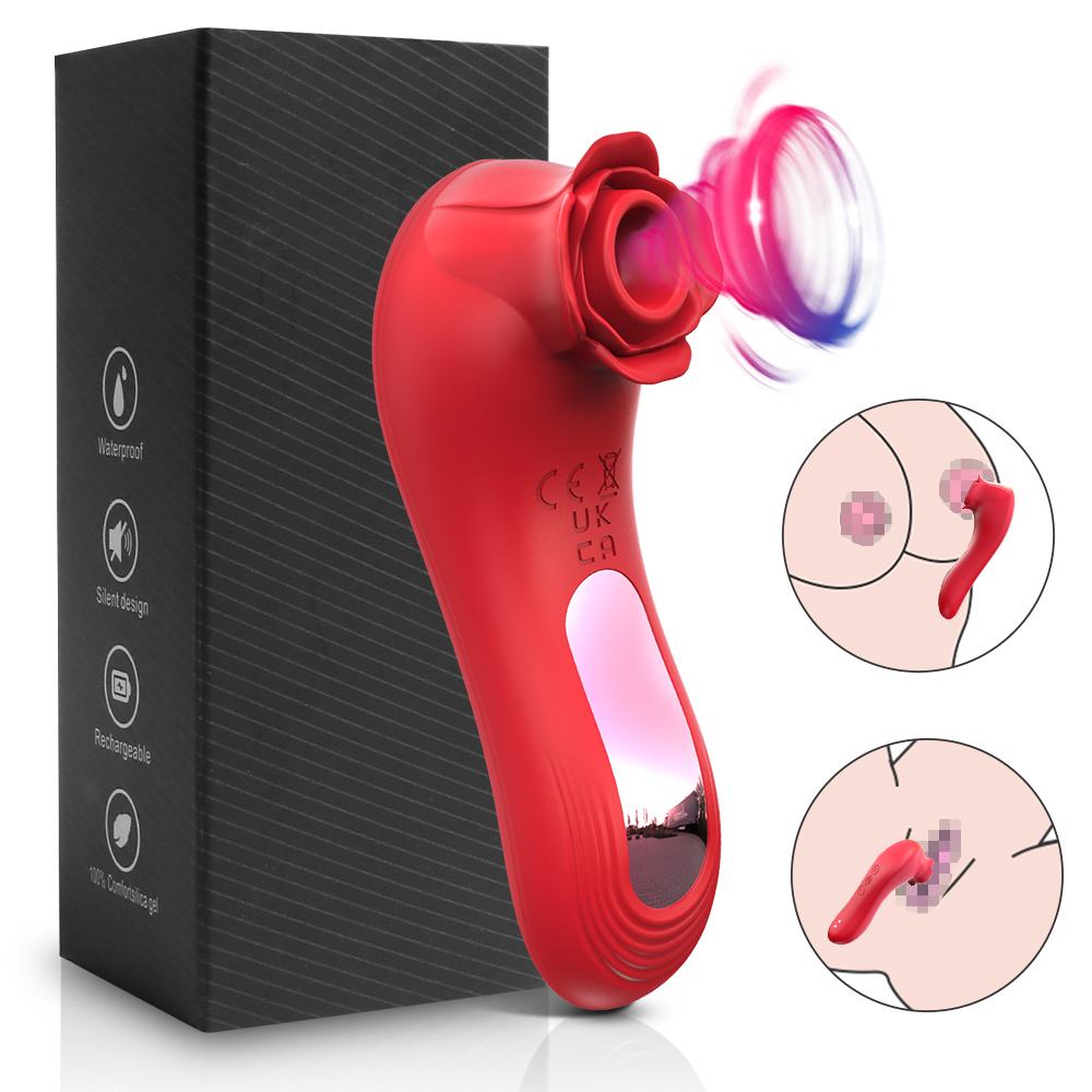 Adult Supplies Sucker Clitoris Sucking Vibrator Female Clit Oral Stimulator Nipple Vagina Sex Toys for Women Masturbator Product