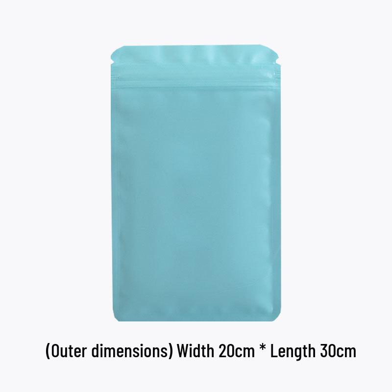 Double-Sided Frosted Aluminum Foil Self-Sealing Opaque Packaging Bag for Colored Ornaments