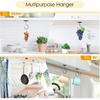 Self Adhesive Banana Hook Under Cabinet Foldable Banana Hanger Black Metal Under Counter Banana Hook to Keep Bananas Fresh Banana Holder for Kitchen