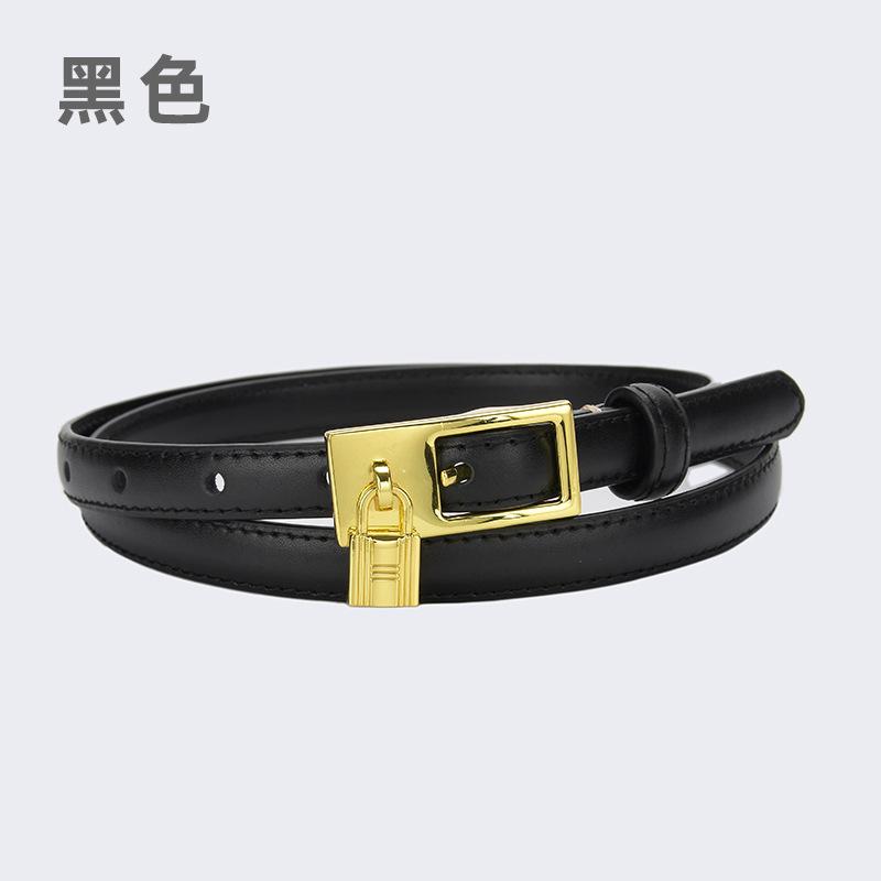 New arrival high quality women s belt lock pin buckle stylish belt women s cowhide easiest for match denim suit skirt belt 105cm