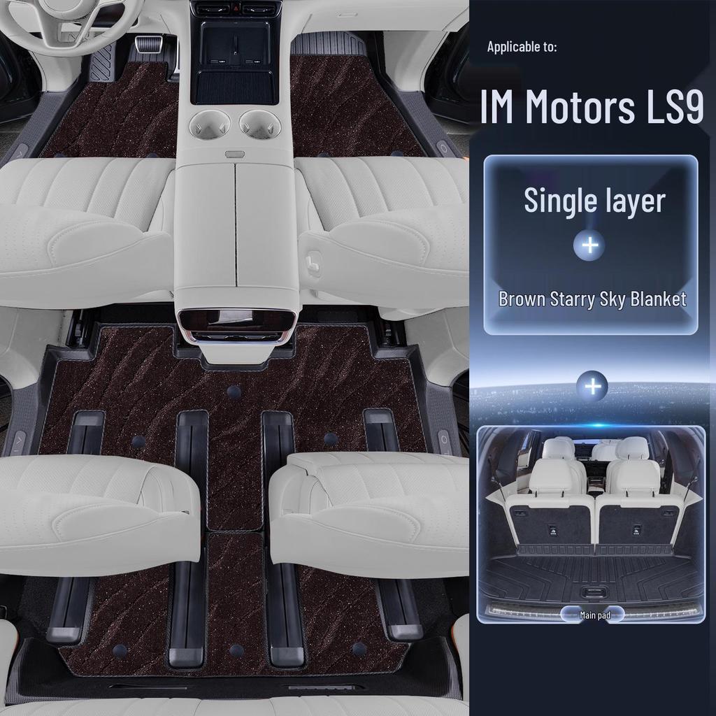 IM LS9 Full Coverage TPE Floor Mats for New Model Car Interior Decoration