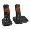 Expandable Cordless Phone with Answering System Backlit Display Alarm Clock Caller ID Big Keys Wirel
