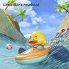 Little Yellow Duck Bath Toy  Automatic Rowing Kayak, Bpa-Free Pool Toy For Toddlers, Baby Shower Gift With No Batteries Needed