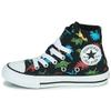 Converse Chuck Taylor All Star Shock Absorbing Durable High Top Canvas Shoes Kids Sneakers Black Green A01666C