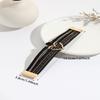 Braided Heart Woven Bracelet Leather Stacked Zircon Bracelets  Female Jewelry
