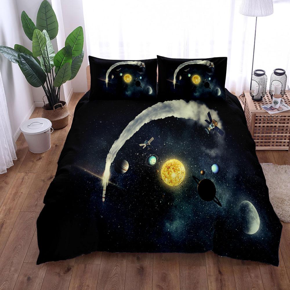 Erde Planet Bettbezug Set King Queen Doppel Full Twin Einzelgröße Bettwäsche Set