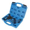 6pcs Harmonic Balancer Puller Set Carbon Steel Black Oxide Finish Damper Pulley Puller Kit