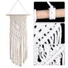 Hanging Woven Tapestry Art Decoration with Tassel for Wedding Bedroom Home Wall Decor
