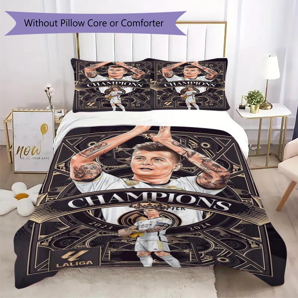 Former Real Madrid CF German professional footballer Toni Kroos Home Decoration Soft Bedding Down Pillowcase Duvet Cover (without core) L3