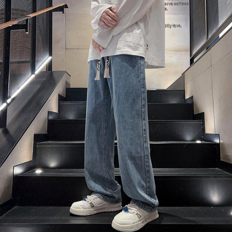 

Мужские джинсы свободного кроя с прямыми штанинами Динфэнбаоло L