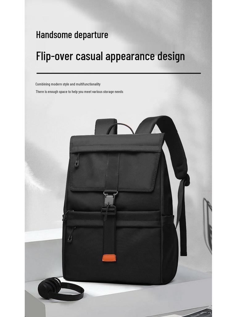 Men's Large Capacity Nylon Travel Backpack - Versatile for Outdoor, Sports, and School