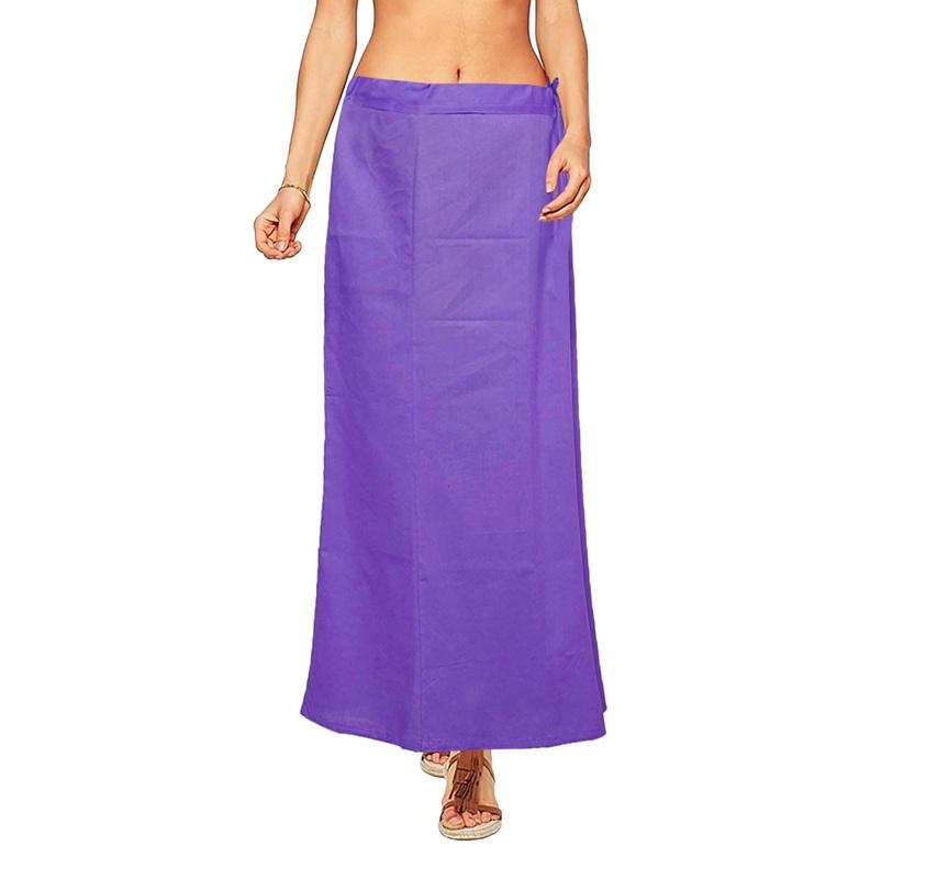 TreegoArt Fashion Fashion Women's Cotton Petticoat Saree Underskirt Sari Underwear Free Size Adjustable