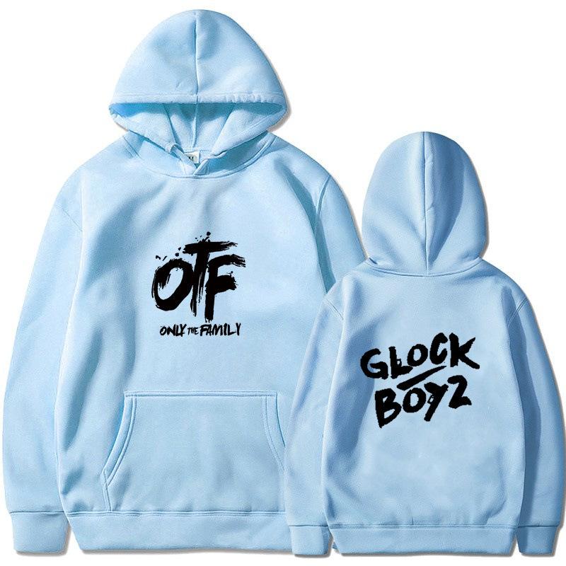 2025 new OTF letter print men's and women's hoodies spring and autumn goth casual comic pattern sweater