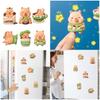Lovely Capybara Fridge Magnet 3D Animal Decorative Sticker for Refrigerator Office Whiteboard Kitchen