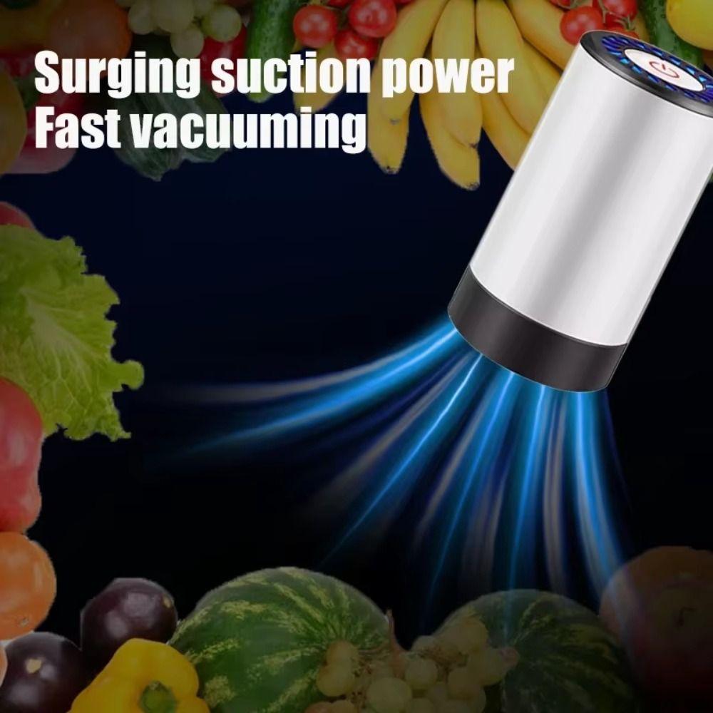 Lightweight Electric Vacuum Pump Mini Body Compressed Bag Air Pump  Home Storage