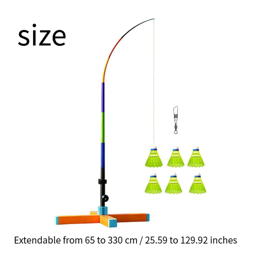 Badminton Solo Training Kids Adults Device for Fitness Exercise Style B