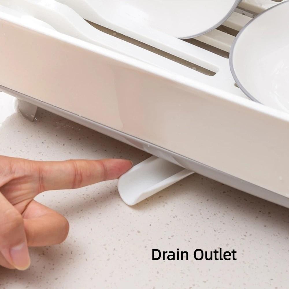 Chopsticks Tube Kitchen Cutlery Holder Drainable Dish Organizer Spoon Fork Cage Rack High-capacity Tableware