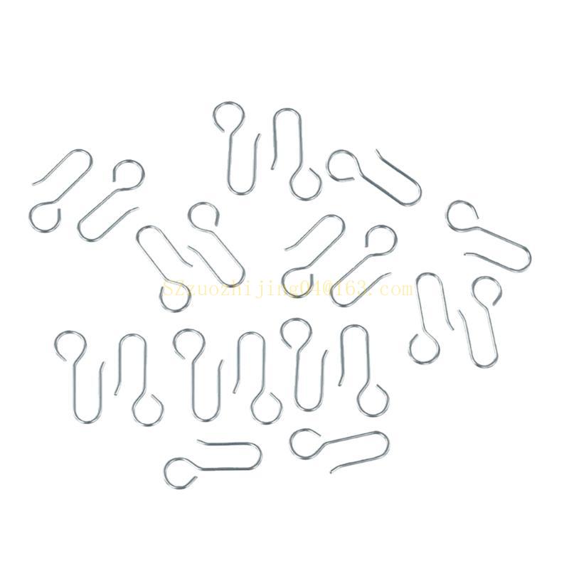 Ganchos S de Metal para Pendurar Cortinas Ganchos de Cortina Simples e Eficazes, para Trilho de Cortina Cabides de Pino para Cortinas