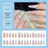 Chasing Light Cat's Eye Crystal Nails: Handmade, Detachable, Flash Diamond Design for Trendy, Stylish Looks.