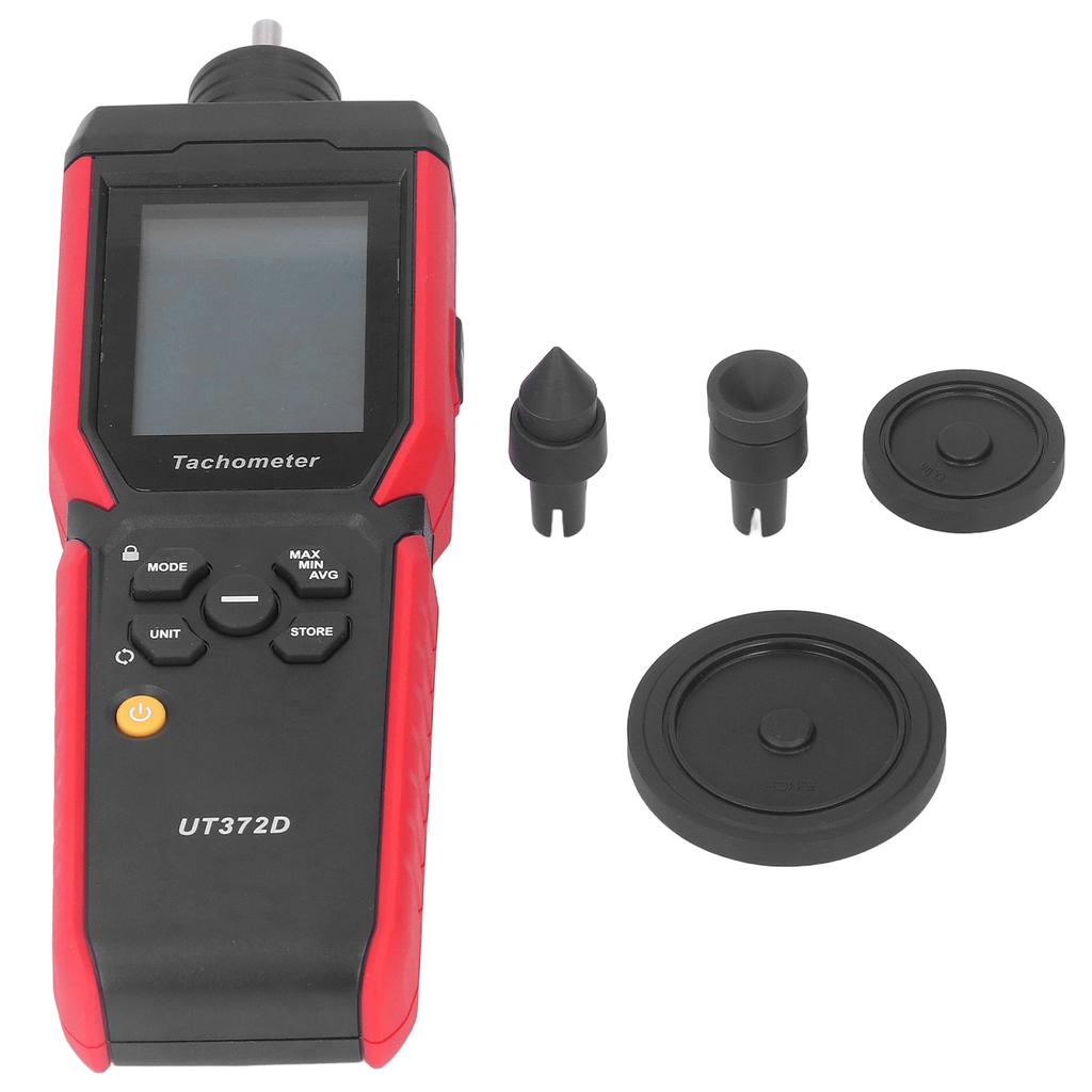 Digitaler Drehzahlmesser Berührungslos und Kontakt Drehzahlmesser Handheld RPM Messgerät UT372D