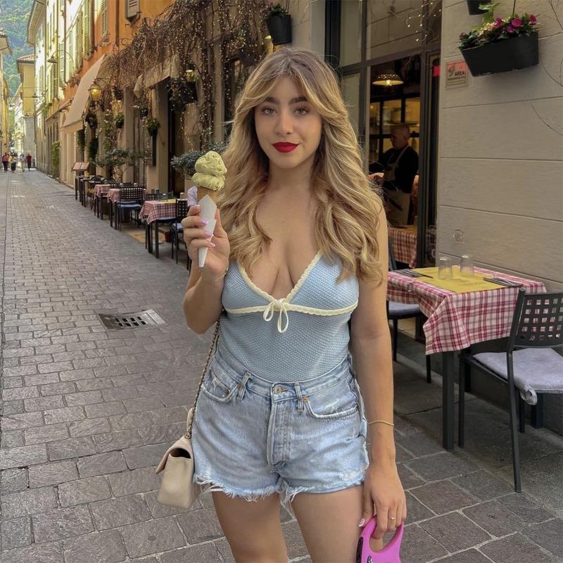 Jarní a letní dámské sexy hluboké V krajkové tílko s mašlí