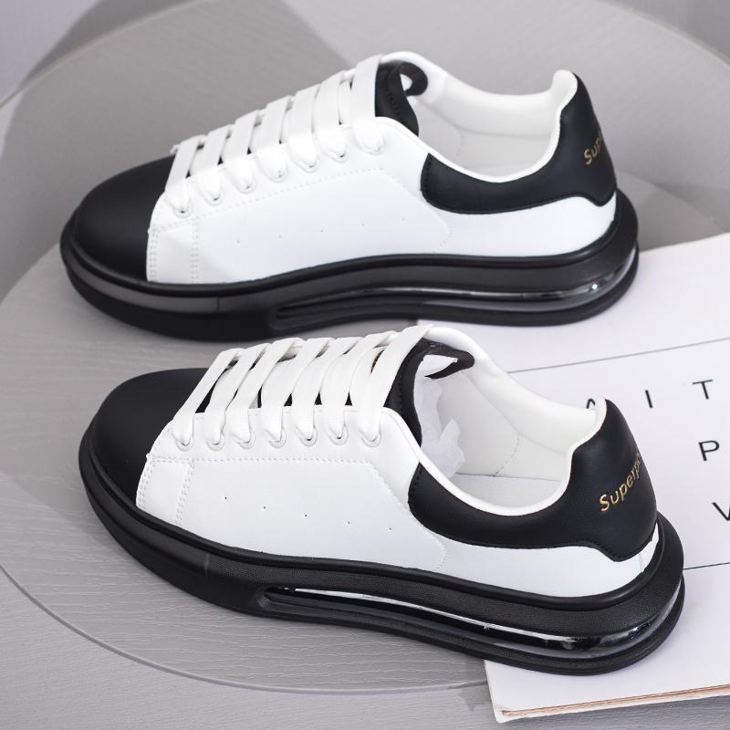 

Hot selling sports casual shoes, fashionable white shoes, couple sneakers, trendy shoes, thick-soled sports tennis shoes 43