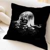 Junji Ito Kawakami Tomie Cushion Cover Polyester Sofa Cushions Decorative Throw Pillows Home Decoration Pillowcover