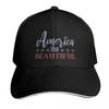 America The Beautiful Baseball Cap Curved Brim Classic Fit Low Profile Unstructured Unisex For Men Women