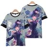 Roselia Anime Tee 2025 New BanG Dream Girl Band All Role Playing 3D Print T-shirt Summer Men Women Harajuku Short Sleeve Y2k Top