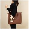 2025 Autumn and Winter New Large Capacity Handbag Genuine Leather Fashionable High-end Single Shoulder Crossbody Bag