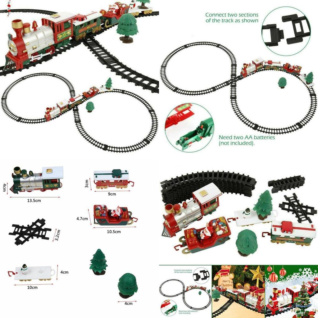 Vibrant Electric Led Musical Train And Track Set For Kids Christmas Gift Home Decor