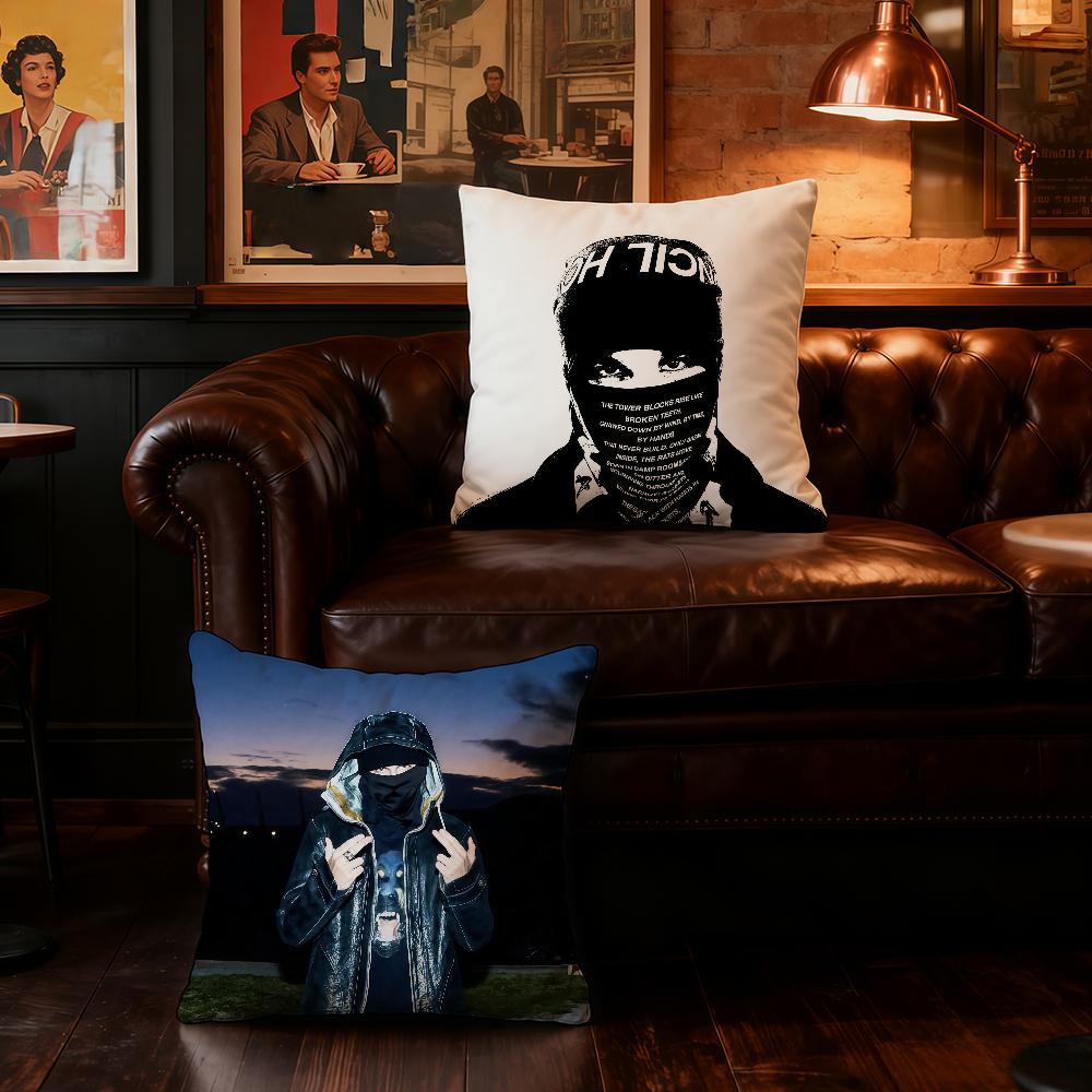 EsDeeKid Rebel Rapper cushion cover Home Office Convenient Nordic Simplicity Hit With Zipper Cushion Cover