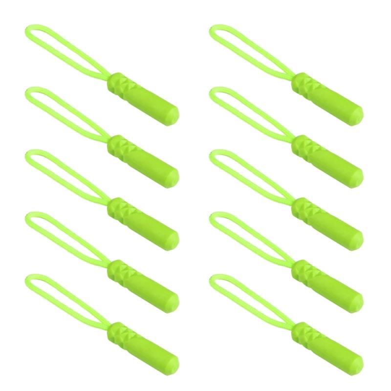 10lots Reliability Backpacks Zippers Tail Cord Suitcases Tent Zippers Cord for Outdoor Activity