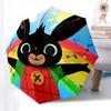 Rainbow Bunny Automatic Opening and Closing, 8 rib Structure Portable Umbrella, Suitable for Men and Women in All Seasons  Perfect Gift for