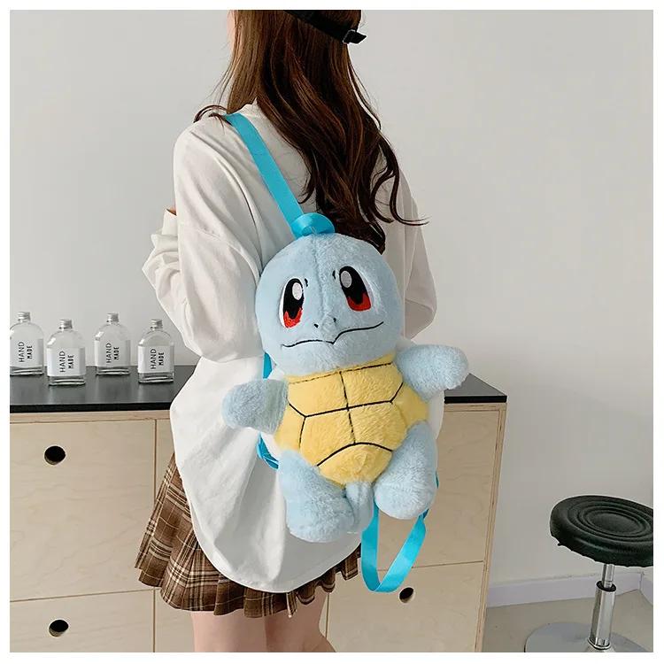 Soft Fluffy Anime Plush Bag Gengar Haunter Gastly Shoulder Crossbody Backpack Cute Anime Bag For Daily Use Fans Gift