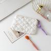 Cute Bow Cosmetic Bag Zipper Women's Cosmetic Bag Small Lipstick Storage Makeup Case Travelling Card Bags for Ladies Case