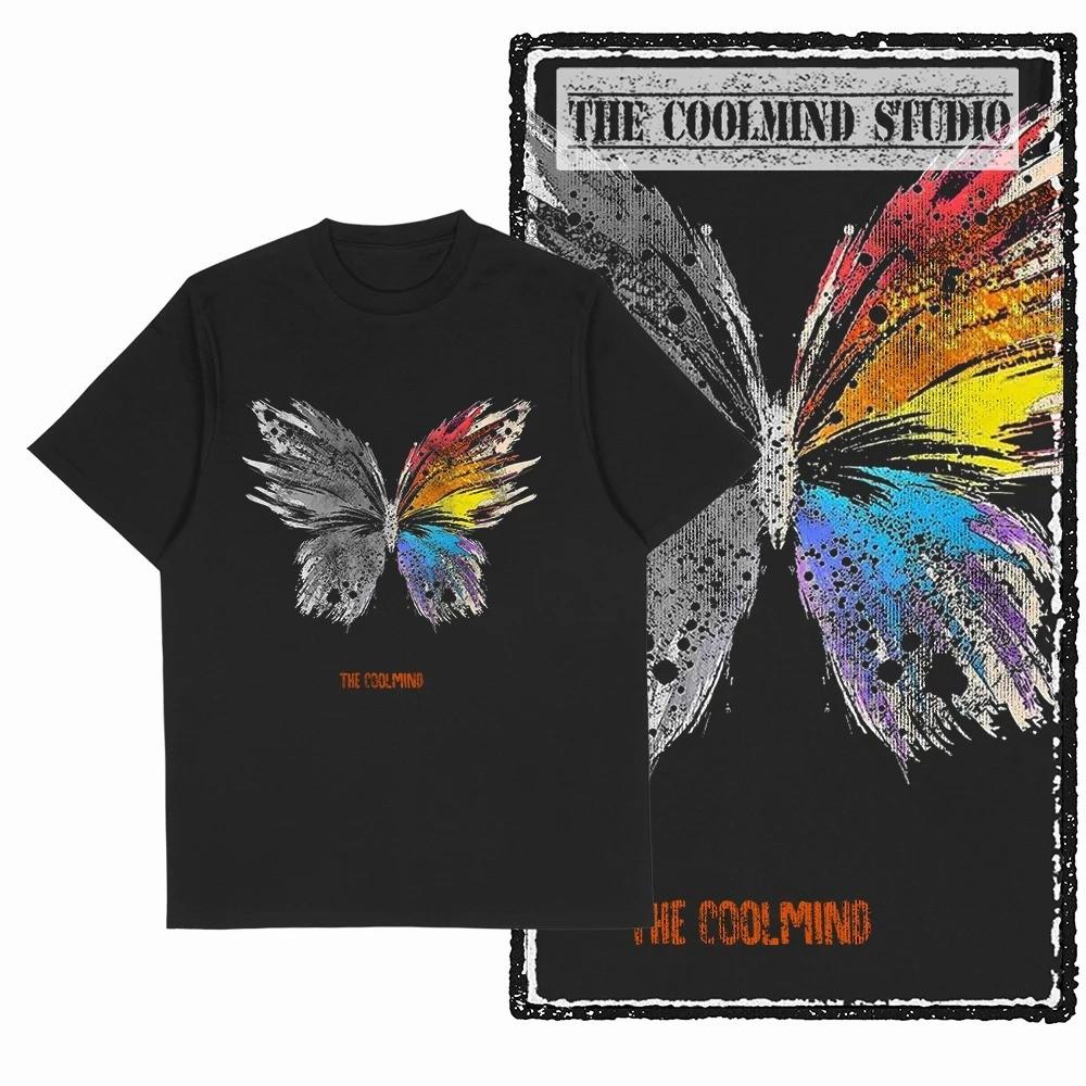 Vintage Clothes Live Love Meow Cat Lover TShirt Tropical Leaf Print Casual Tee Cat Mom Top Graphic T Shirts Goth T Shirt S