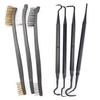 Multifunction Wire Brushes Nylon Picks Brush High Quality 3 Double-headed Finished Car Detailing Cleaning Tool Accessories