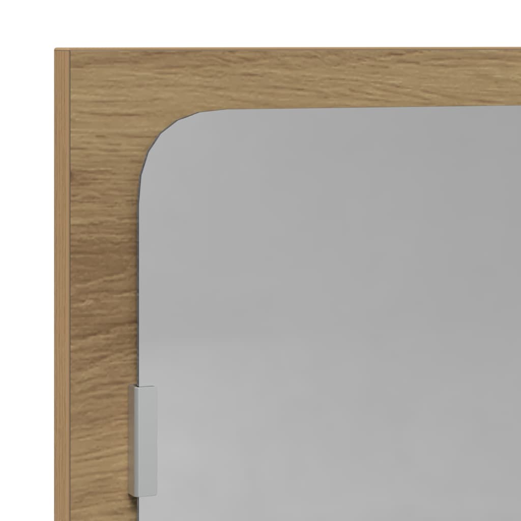 Mirror Cabinet in Artisan Oak 90 x 10.5 x 37 cm Particleboard