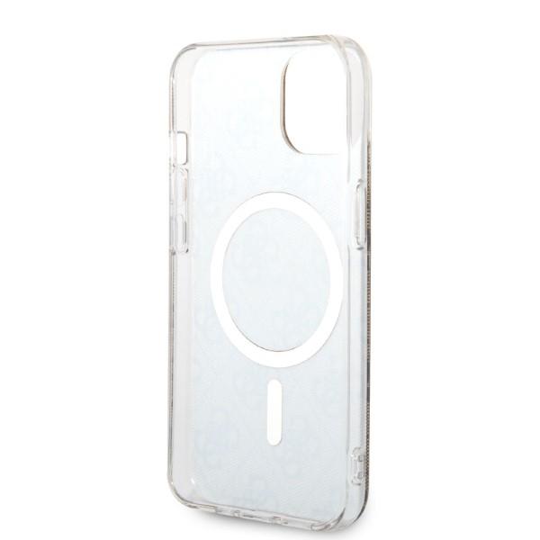 Hülle für iPhone 14 Plus Guess MagSafe Braun