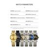 OPK Damenuhren Luxusmode Damen Quarz Uhr Wasserdicht Leuchtend Datum Edelstahl Armbanduhr Freundin Geschenke