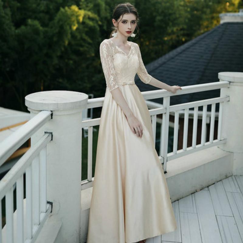 Ceremonial Bridesmaid Dinner Party Host Bride Was Thin Wedding Evening Dress  Skirt Woman  buy at low prices in the Joom online store
