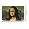 Personalized Classic Mona Lisa By Leonardo Da Vinci Doormat Mat Anti-Slip Painting Art Kitchen Bathroom Bedroom Rug Carpet