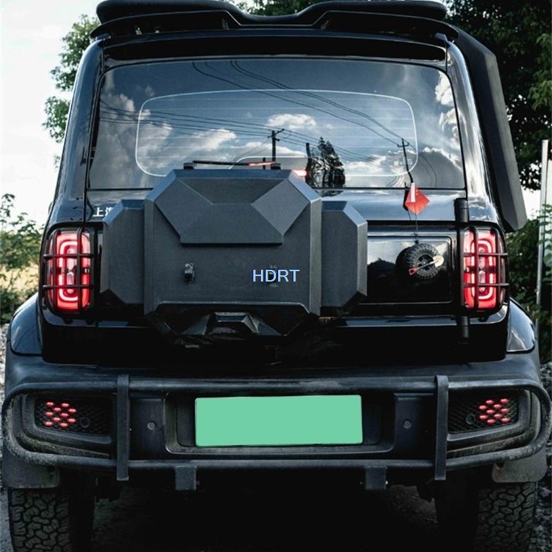 Car Style Rear Fog Light Frame Tail Lamp Cover For Chevrolet Spark EUV 2024 + Protector Decoration Accessories Exterior Sticker