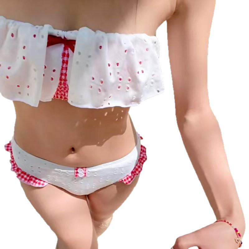 2026 Women's Slimming Split Bikini Swimsuit: Tummy-Covering Beach & Hot Spring Swimwear
