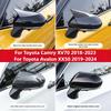 Car Rearview Mirror Trim Cover Shell Housing Cap Accessories For Toyota Camry XV70 2018-2025 For Toyota Avalon XX50 2019-2025