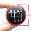 5/6 Speed Gear Shift Knob Top Cap Emblem Badge Cover For VW Volkswagen Golf Jetta MK3 MK4 GTI MK4 Bora Polo Seat Ibiza Caddy