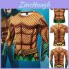 3d Printed Men's Gym Tights Sport Compression T-shirt With O-neck**
