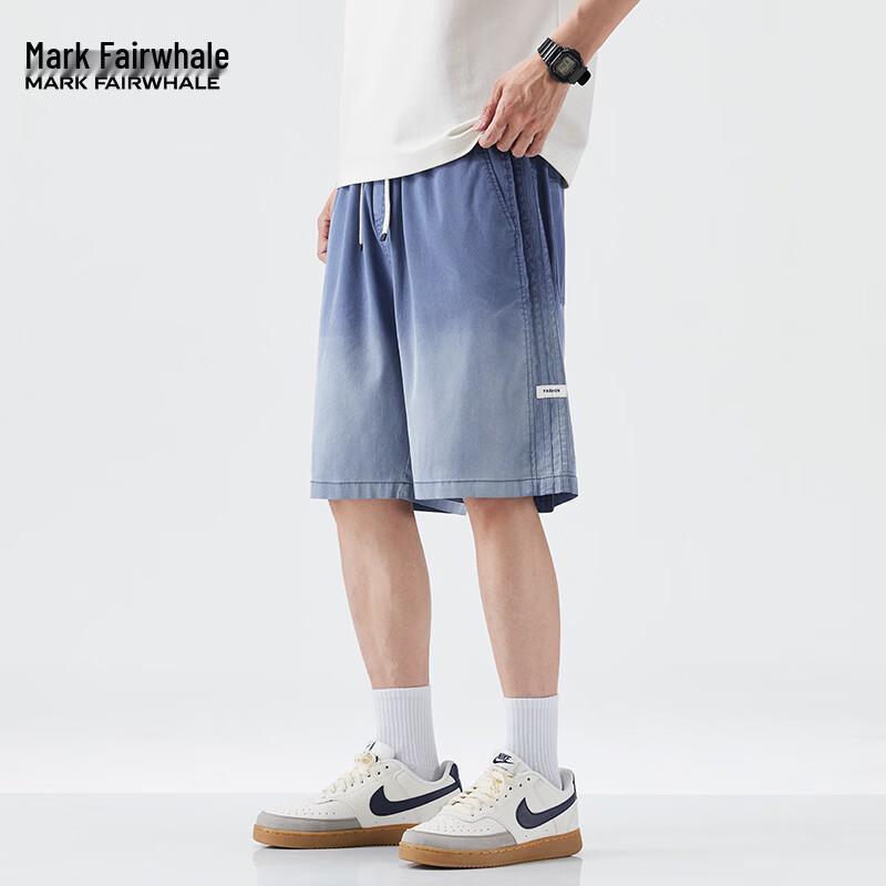 Mark Fairwhale Men s Tencel Blend Gradient Casual Shorts 2XL